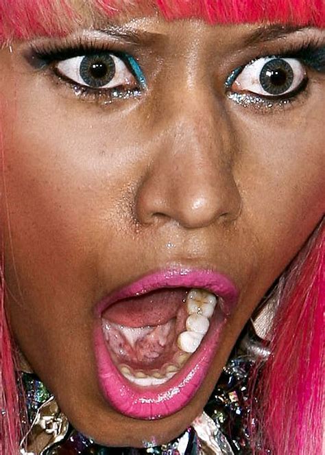 Pretty Face Ugly Teeth Nicki Minaj Weird Things In The World Pinterest Teeth Idol And Posts