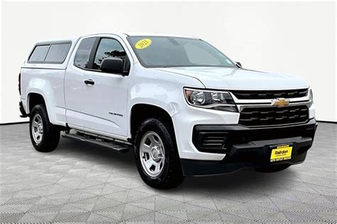 Pre Owned 2021 Chevrolet Colorado 2wd Work Truck Extended Cab Pickup In