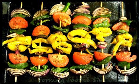 Spicy Vegetable Kebabs Cooking Vegetables Serving Vegetables Diet Low