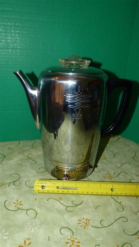 Alibaba.com offers 50,865 automatic coffee maker products. Vintage DORMEYER model 6901 ELECTRIC COFFEE PERCOLATOR Chicago USA Works | Percolator coffee ...