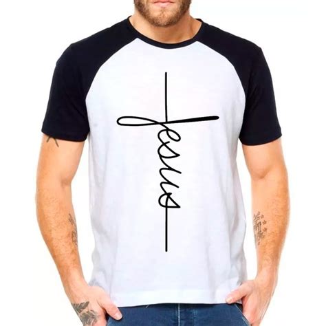 Camiseta Raglan Camisa Religiosa Católica Cristã Evangélica