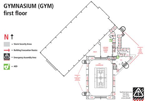 Gymnasium Building Map Gym Johnson County Community College