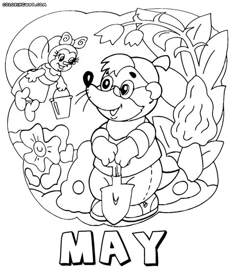 Months Coloring Pages Coloring Pages To Download And Print