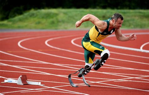 Oscar Pistorius Competes In Both The Olympics And Paralympics The