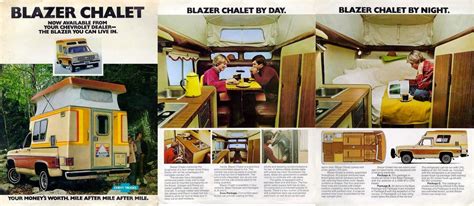 The Chevrolet Blazer Chalet A Four Wheel Drive Adventure Camper