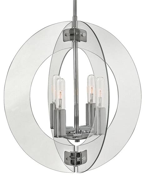 Metal frame and plate glass color: Solstice Contemporary 4 Light Glass Sphere Chandelier ...