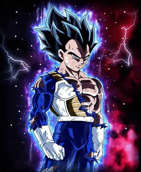 After a period of time training with the angel, goku is now able to access the ability even in his normal form, though he needs to close his eyes to activate it outside of the full ultra instinct transformation. Vegeta Ultra Instinct by Flashmeisterr on DeviantArt