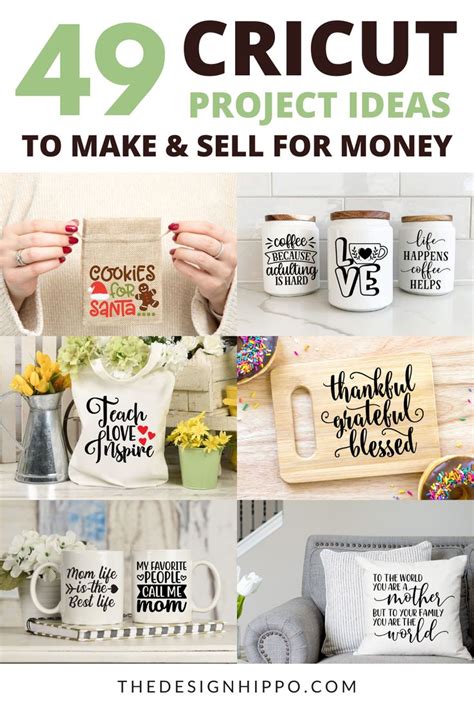 49 Easy And Profitable Cricut Projects To Make And Sell For Money Cricut
