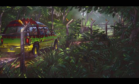 Dilophosaurus Paddock By Jaroslav Kosmina Rjurassicpark