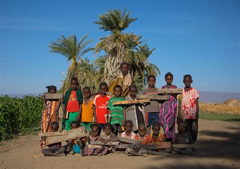 Afar Tribe Children With Wood Boards In A Coranic School W Flickr