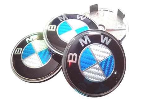 Bmw Carbon Fiber Wheel Center Cap Hubcap 68mm Set Of 4 Pcs
