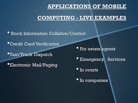 You can interact with a variety of users via the internet. Mobile Computing Presentation - BBA|mantra