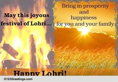 Prosperity And Happiness Free Lohri Ecards Greeting Cards 123 Greetings