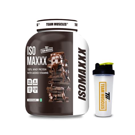 Team Muscles Iso Maxxx Protein 2kg Shaker