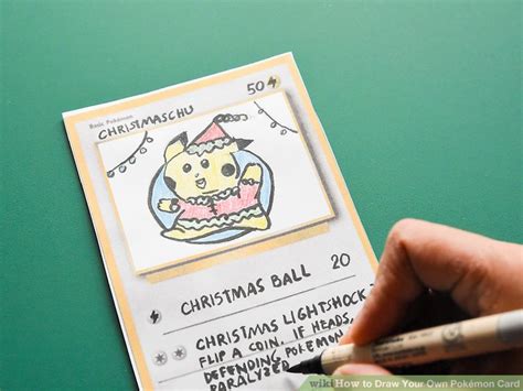 How To Draw Your Own Pokémon Card With Pictures Wikihow