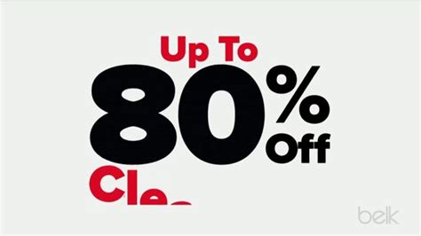 Belk Clearance Sale Tv Commercial Kick Off 2020 Up To 80 Percent Off