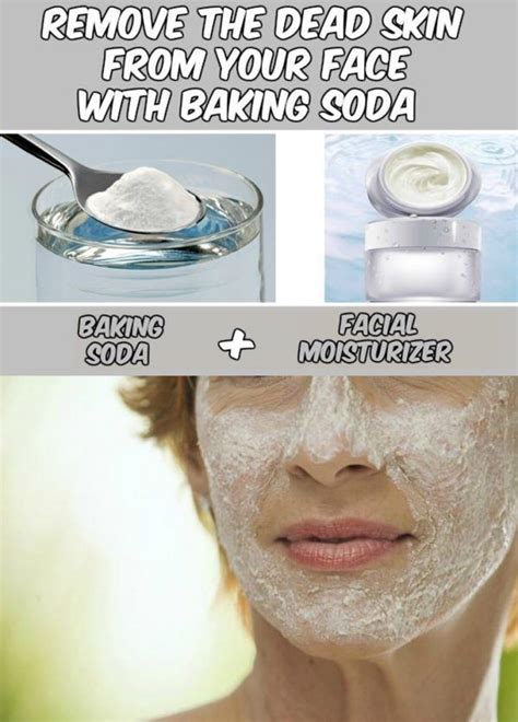 Remove The Dead Skin From Your Face With Baking Soda Dry Skin On Face