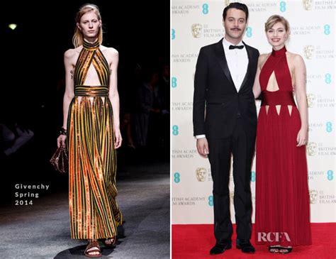 Imogen Poots In Givenchy BAFTAs Red Carpet Fashion Awards