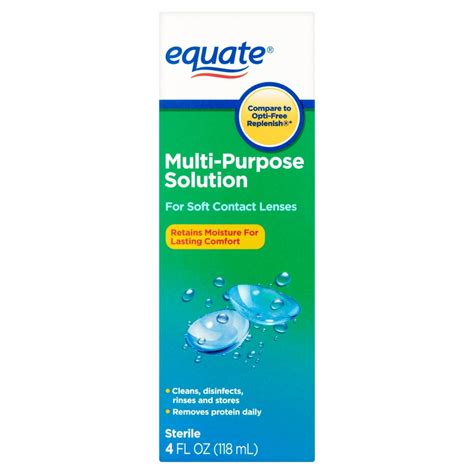 Equate Multi Purpose Contact Lense Solution 4 Oz