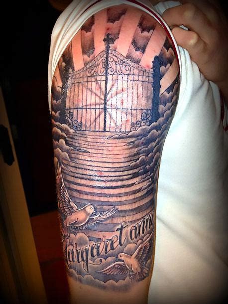 Christian Half Sleeve Tattoo Idea