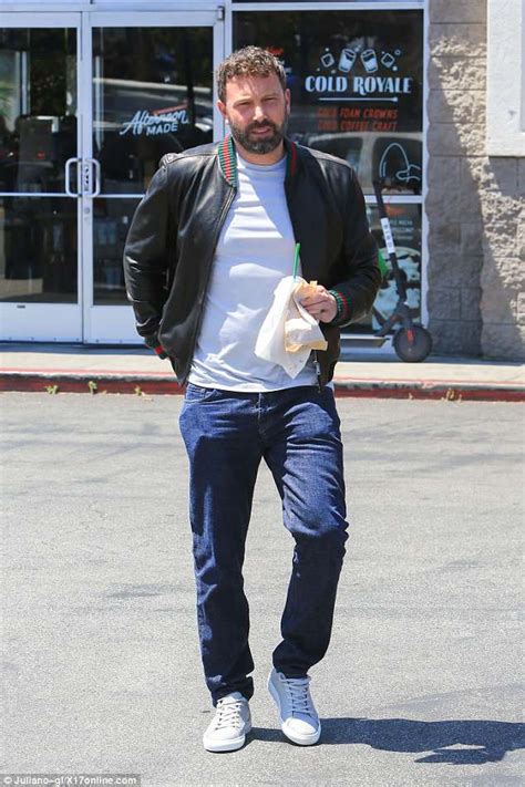 A happy ben affleck gives estranged wife jennifer garner a ride in his dodge challenger. Ben Affleck can't stop scratching phoenix back tattoo in ...