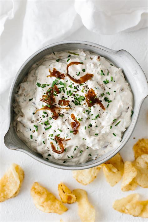 It's a creamy dip, a gorgeous soft creamy texture rather than the but trust me. French Onion Dip (Better Than Store Bought) | Downshiftology