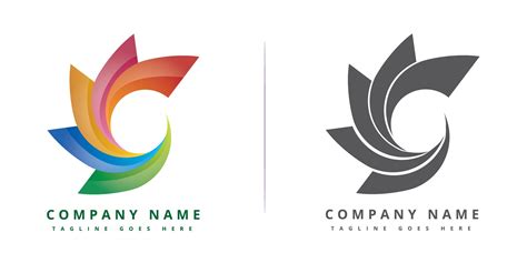 Colorful Circle Company Logo Design Vector By Okanmawon