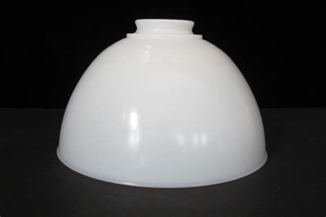 9 14 Opal White Glass Light Shade Dome Shaped Torchiere Etsy India