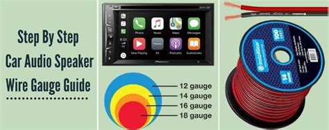 Car Audio Speaker Wire Gauge Guide And Facts To Consider Artofit