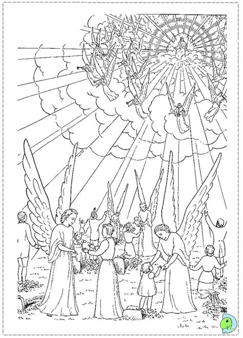 Printable Jesus Second Coming Coloring Page