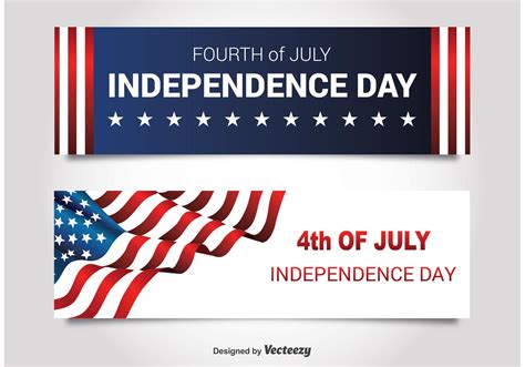 Independence Day Banner Clip Art