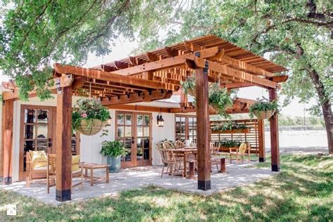 Image Result For L Shaped Pergola Attached To House Backyard Patio