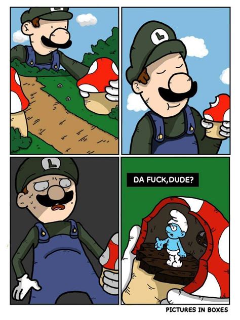 Wrong Mushroom Comic And Webtoon Mario Funny Funny Gaming Memes