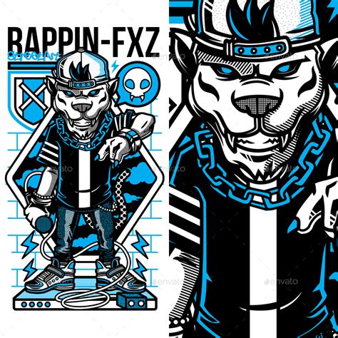 Rappin Fxz T Shirt Design By Badsyxn Graphicriver