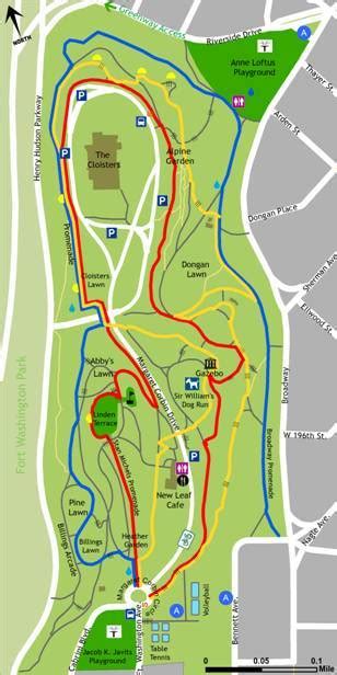 Fort Tryon Park Map Zip Code Map