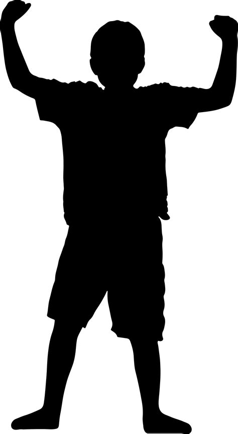 Boy Silhouette At Getdrawings Free Download