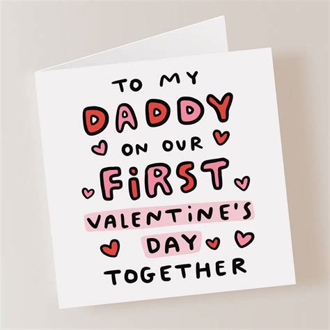 To My Daddy Valentines Day Card By Arrow T Co