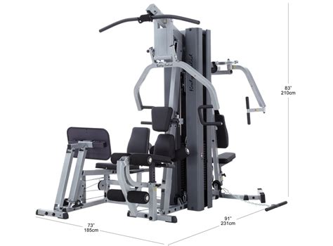 Body Solid Gexm3000lps Selectorised Multi Station Gym System Body
