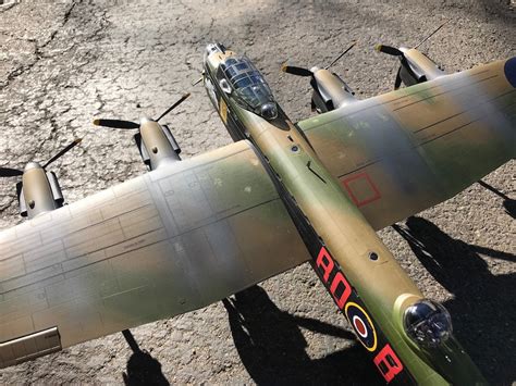Huge Avro Lancaster Bomber Model Detailed Scale Model 132 Etsy