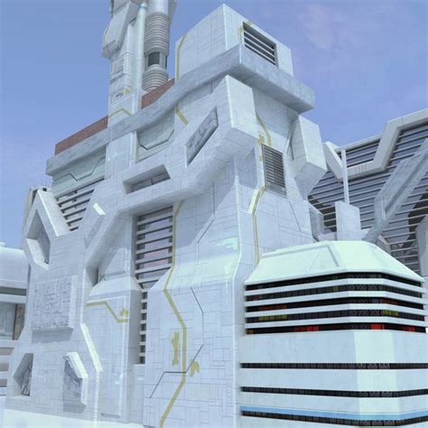 Maya Sci Fi Futuristic City