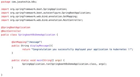 Kubernetes Tutorial Run And Deploy Spring Boot Application In K8s