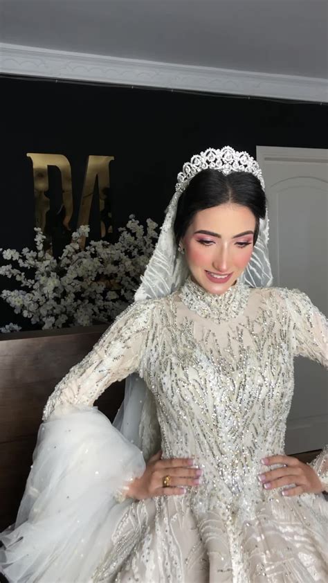 عروستي القمر حبيبه🤍👰🏻⚡️ ⚡️ ⚡️ Raheelminamakeupartist Kholoud