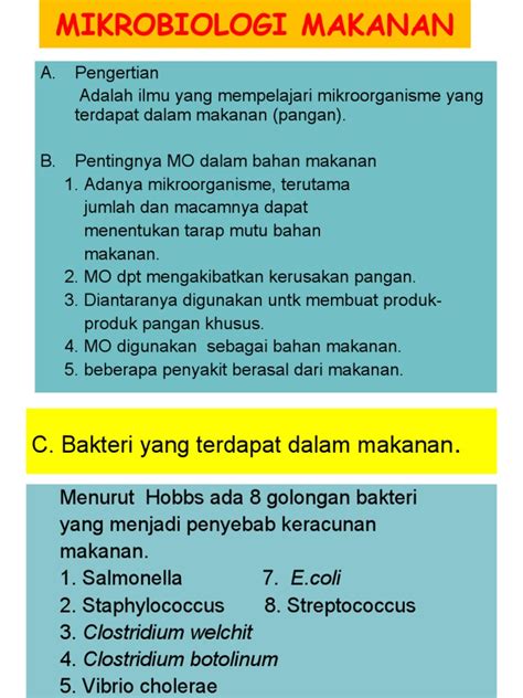 Mikrobiologi Makanan Pdf