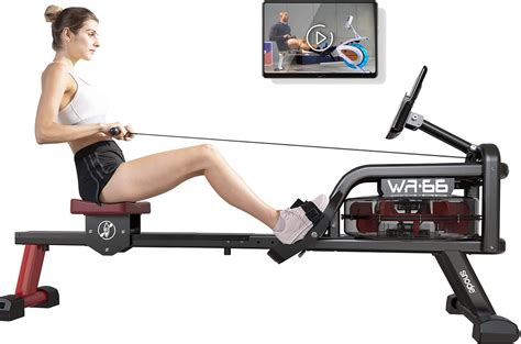 Buy Snode Water Rowing Machine With Bluetooth Rowing Machine For Home