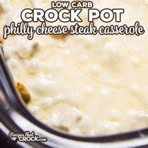 Return the shredded chicken to the crock pot and stir. Crock Pot Philly Cheese Steak Casserole - Recipes That Crock!