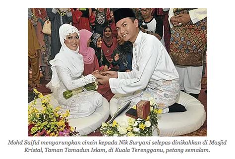 Saiful bukhari dengan personaliti tv3, nik suryani megat deraman itu akan dilangsungkan di taman tamadun islam, pulau wan man, kuala terengganu. Abang Long Punya Cerita: Mohd Saiful Bukhari dan Nik ...