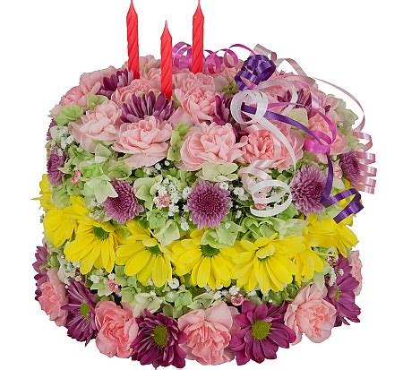 Seasonal and holiday cakes make every event sweet! Happy Birthday Flower Cake · Birthday Flower Delivery ...
