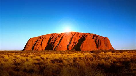 Uluru Big Rock Point Of Interest In Australia Wallpapers