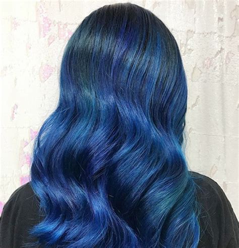 3 Excellent Ways To Get Blue Black Hair Color Drown In The Shade