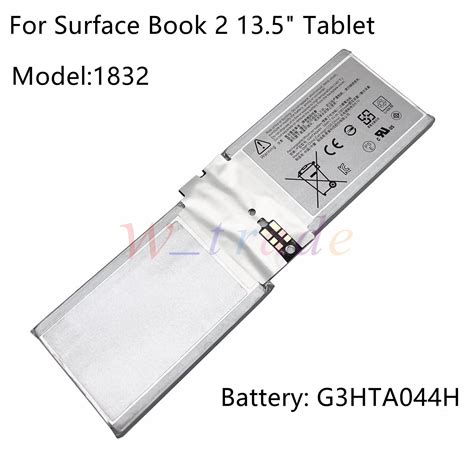 New Battery G3hta044h For Microsoft Surface Book 2 1832 1834 1835 135